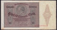 Almanya 5 Milyon Mark 1923 Çok Temiz ( R88)