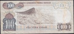 6.Emisyon 3.Tertip 100 Lira J04 865968 Çok Temiz