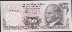 6.Emisyon 2.Tertip 50 Lira I60 071112 Çil