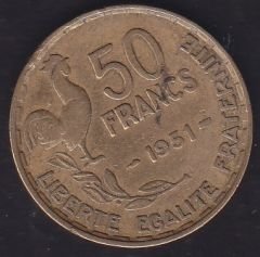 Fransa 50 Frank 1951