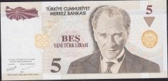 8.Emisyon 5 YTL F40 637461 Çil
