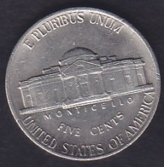 AMERİKA 5 CENT 1990 P
