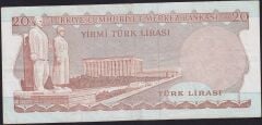 6.Emisyon 2.Tertip 20 Lira C90 022479 Çok Temiz+