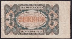 ALMANYA 2 MİLYON MARK  1923 TEMİZ eski kağıt paralar