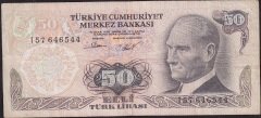6.Emisyon 2.Tertip 50 Lira I57 646544 Çok Temiz