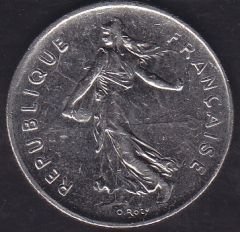 Fransa 5 Frank 1992