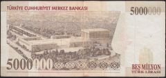 7.Emisyon 5 000 000 Lira E40 904027 Çok Temiz