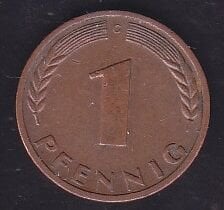 Almanya 1 Pfennig 1969 G