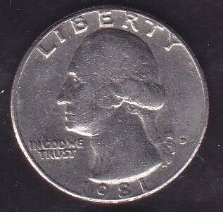 Amerika Çeyrek Dolar 1981 D