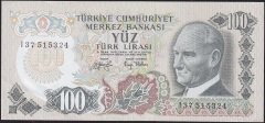 6.Emisyon 2.Tertip 100 Lira I37 515324 Çilaltı