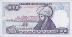 7.Emisyon 1.Tertip 1000 Lira E15 131335 Çil