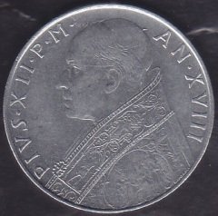 Vatikan 100 Lire 1956