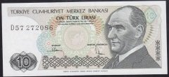 7.EMİSYON 2.TERTİP 10 LİRA D57 272086 ÇİLALTI ÇİL