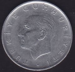 1967 Yılı 1 Lira Ters