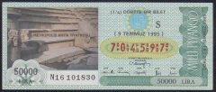 1995 9 TEMMUZ ÇEYREK BİLET