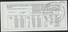1985 9 Kasım Yarım Bilet - Y Serisi - Filigranlı 10 Lira Kağıdı
