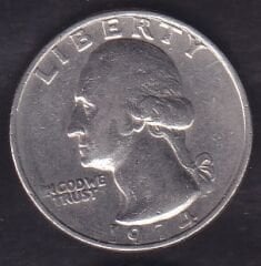 Amerika Çeyrek Dolar 1974