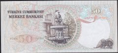 6.Emisyon 2.Tertip 50 Lira I54 057806 Çok Çok Temiz+