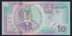 SURİNAME 10 GULDEN  2000 ÇİL