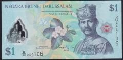 Brunei 1 Dolar 2019 Çil Pick 35d Polimer
