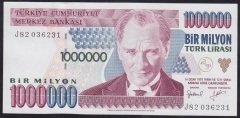 7.EMİSYON 2.TERTİP 1 000 000 LİRA J82 036231 ÇİLALTI ÇİL