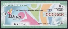 2015 9 MART ÇEYREK BİLET - OTİZM - U SERİSİ