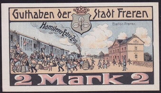 Almanya 2 Mark Notgeld 1920 Çil