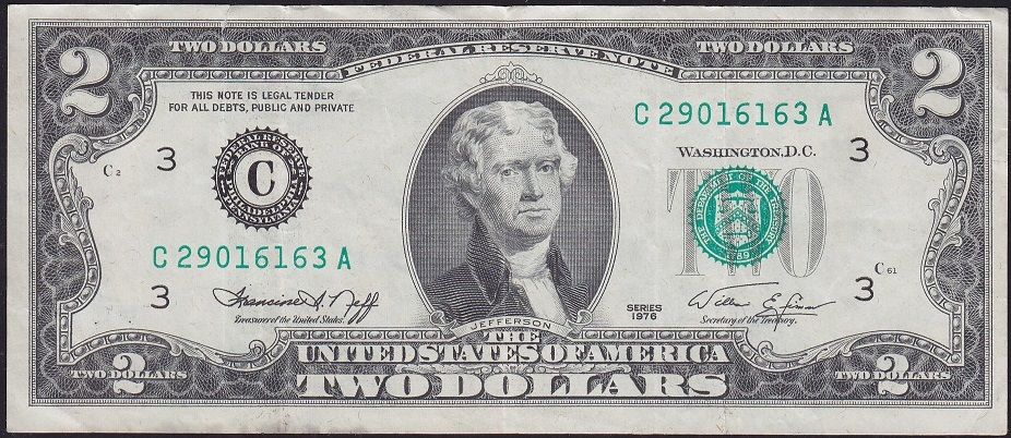 Amerika 2 Dolar 1976 Temiz