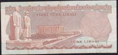 6.Emisyon 1.Tertip 20 Lira B2 050072 Çok Temiz+