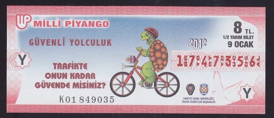 2012 9 OCAK YARIM BİLET