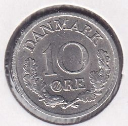 Danimarka 10 Öre 1972