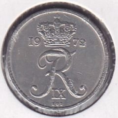 Danimarka 10 Öre 1972