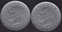 1959 Yılı 1 Lira (Ters Düz Takım)