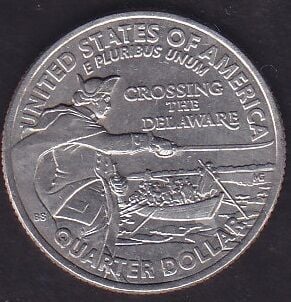 Amerika Çeyrek Dolar 2021 P Hatıra Crossing The Delaware