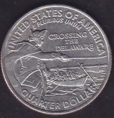 Amerika Çeyrek Dolar 2021 P Hatıra Crossing The Delaware