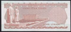 6.Emisyon 1.Tertip 20 Lira A50 097133 Çok Temiz+ ( Son Numara )