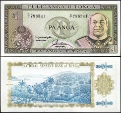 Tonga 1 Paanga 1992 Çilaltı Çil Pick 25