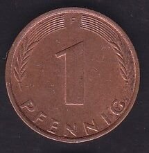 Almanya 1 Pfennig 1974 F