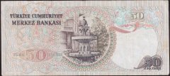 6.Emisyon 2.Tertip 50 Lira I41 501829 Çok Temiz+