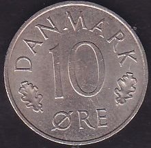 Danimarka 10 Öre 1985