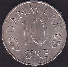 Danimarka 10 Öre 1985