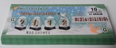 2012 31 ARALIK ÇEYREK BİLET - DESTE (71 ADET)