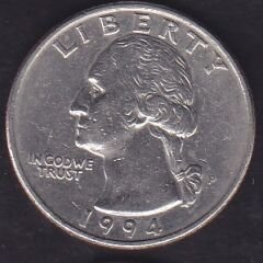 Amerika Çeyrek Dolar 1994 P