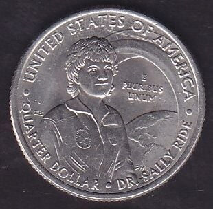 Amerika Çeyrek Dolar 2022 P  Hatıra Dr. Sally Ride