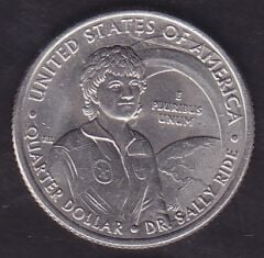 Amerika Çeyrek Dolar 2022 P  Hatıra Dr. Sally Ride