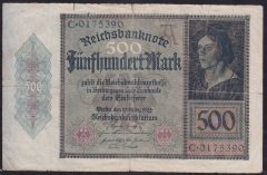 ALMANYA 500 MARK 1922 TEMİZ