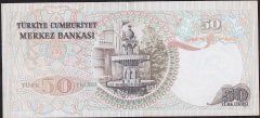 6.Emisyon 2.Tertip 50 Lira I40 565863 Çok Çok Temiz+