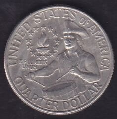 Amerika Çeyrek Dolar 1976 D ABD'nin Bağımsızlığının 200. Yıldönümü Hatıra Para