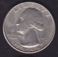 Amerika Çeyrek Dolar 1976 D ABD'nin Bağımsızlığının 200. Yıldönümü Hatıra Para