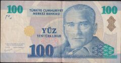 8.Emisyon 100 YTL A76 828295 Çok Temiz
